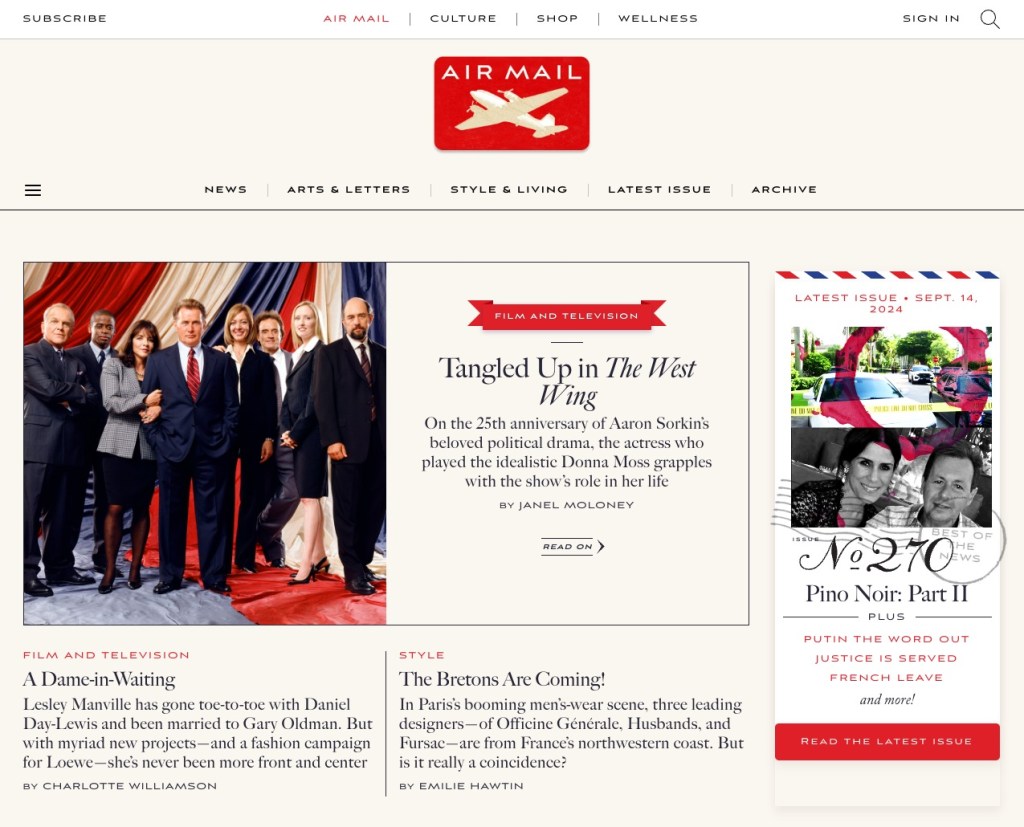 Carter has explored a sale of Air Mail before when he was in talks to sell the site to Standard Industries earlier this year.